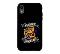 Accountant Calculator Numbers Dont Lie Coque pour iPhone XR