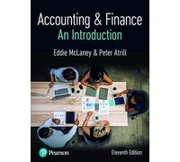 Comptabilité et finance : une introduction – Pearson Education