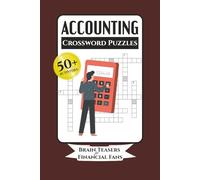 Accounting Crossword Puzzle Book: Word Searches with Easy to Read Print about Accounting, Personal Finance and Banking, Business and more | 6x9 ... Gift for Vacations, Holiday and Free times