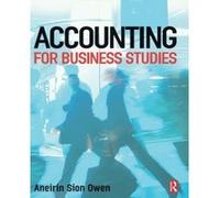 Accounting for Business Studies Aneririn Sion Owen (Auteur)