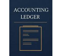 Accounting Ledger Book: A Must-Have Tool for Effortlessly Tracking Finances, Managing Expenses, Deposits, and Balances - Perfect for Businesses and Personal Use.