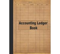 Accounting Ledger Book: Account Ledger Book, Bookkeeping Record Book, Small Business Income Expense, Accounting Journal Entry Book, Ledger Notebook Business Home Office School, 8.5 x 11