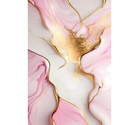Accounting Ledger Book: Beautiful Expense & Income Tracker for Small Business, Freelancers, Entrepreneurs, Personal Home Finance & Bookkeeping | Double-Entry | Pink Gold Marble | Compact Log Book