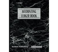 Accounting Ledger Book: Easy to Use Accounting Ledger For Bookkeeping - The Perfect Expense Tracker Notebook for Your Small Business - Simplified ... Book - Exclusive Black Marble Cover Design
