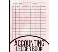 Accounting Ledger Book: Expense Tracker Notebook for Expenses, Small Business Accounting, Financial Logbook for Bookkeeping, 120 pages.