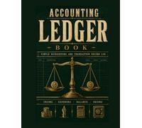 Accounting Ledger Book: Simple Bookkeeping and Transaction Record Log