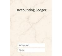 Accounting Ledger: Double Entry Accounting Ledger for Small Businesses
