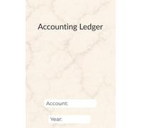 Accounting Ledger: Double Entry Accounting Ledger for Small Businesses