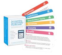 Accounting Terminology Flash Cards for Financial Accounting Students and Practitioners, 94 Accounting Terms Financial Concepts for Exam Test Review, Definition Examples Credits Debits Relationship