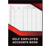 Accounts Book Self Employed: Accounting Book for Personal Finance Bookkeeping and Small Business