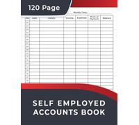 Accounts Book Self Employed: Accounting Book for Personal Finance Bookkeeping and Small Business