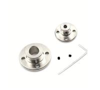 Accouplement à bride rigide, Accouplement d'arbre à bride et support d'arbre de guidage en acier, plusieurs tailles, accessoires de bricolage(A 6mm)