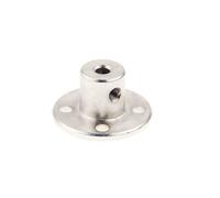 Accouplement à bride rigide for moteurs pas à pas, coupleur d'arbre en acier avec clé à tête hexagonale et vis 1 pièce(6.35mm)