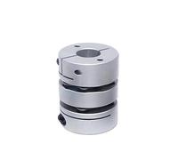 Accouplement à diaphragme Flexible D39 L49, 39mm de diamètre et 49mm de longueur, couplage d'arbre à prunier Flexible, coupleur de moteur pas à pas CNC, 1 pièce(12mm to 12mm)