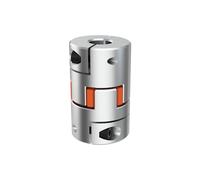 accouplement à mâchoires, LF - Coupleur D25L30 À Deux Mâchoires En Aluminium, Connecteur De Moteur Pas Couplage D'arbre Flexible 5-14mm
