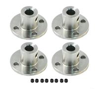 Accouplement à pour bride 6mm 4 Acier Durci Accouplement à pour | Acier 45# traité, galvanisé anti-rouille, diamètre 6mm, pour moteurs RC, transmission stable