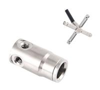 Accouplement à verrouillage Slip-Lok, coude, té, croix, raccord de buse, té de buse, extrémité de buse, raccord de bouchon d'extrémité pour brumisation 2pcs Quick-connect end four holes