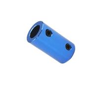 Accouplement à vis rigide bleu de longueur 25mm, coupleur d'arbre supérieur, diamètre extérieur 18mm d'accouplement connecter 1 pièce(10mm x 10mm)