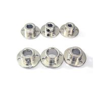 Accouplement, Accouplement à bride, accouplement rigide, 5 pièces Guide moteur Coupleur d'arbre Connecteur Axe Roulement Raccords(6mm)