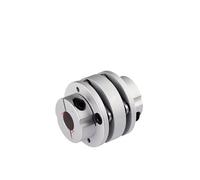 Accouplement CLT à double bride, manchon de connexion élastique en alliage d'aluminium avec accouplement à clavette CLT-56X62, pièces CNC(CLT-56X62-12x17)