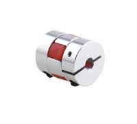 Accouplement d'arbre à mâchoire de serrage, 1pc coupleur prune accouplement flexible connecteur moteur D25L30 tampon en caoutchouc solide joint(10mm X 10mm)