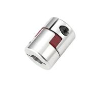 Accouplement d'arbre à mâchoire de serrage, pince flexible en aluminium D35 L50 coupleur 3 mâchoires accouplement connecteur moteur joint prune(9.525x9.525mm)