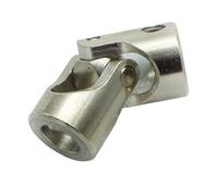Accouplement d'arbre, Croix de direction tête commune rotative en métal, for modèle bateau véhicule, tailles multi(3.17mm X 4mm OD9 L23mm)
