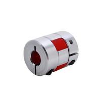 Accouplement d'arbre Flexible en prune, 6.35mm x 12mm, coupleur d'encodeur de moteur pas à pas CNC