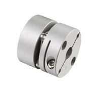 Accouplement d'arbre moteur D19L20mm, simple diaphragme, coupleur d'arbre universel, servomoteur, vis, accouplement de transmission élastique(4X4)