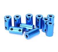 Accouplement d'arbre moteur en alliage d'aluminium 5 x 8 mm, haute performance, durable, amortisseur de chocs pour imprimante 3D, pièces de modèle de bateau à monter soi-même, 10