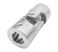 Accouplement d'arbre, Tailles multiples de rainure clavette commune simple type B d'accouplement commun en acier inoxydable 304(30x58x123mm keyway 8mm)