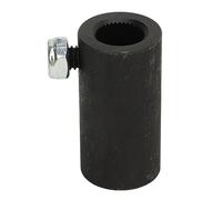 Accouplement de Colonne de Direction 5/8in 36 Cannelures vers 3/4in Lisse | Assemblage en métal et ABS conception ronde et compacte raccord de précision pour arbre cannelé et arbre lisse installation