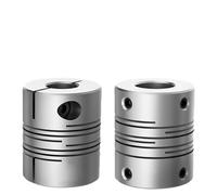 Accouplement de ligne parallèle LT D40L45, coupleur d'arbre Flexible, encodeur de connexion en alliage d'aluminium, imprimante 3D, rainure Cardan(LT-D-D40L45 23X23)