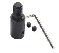 Accouplement de moteur d'arbre en acier pour adaptateur de lame de scie M10, tige de connexion de 5 à 14 mm pour meuleuse d'angle, scie de table et outil de travail des métaux CNC (14 mm)