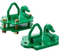 Accouplement de pelle de tracteur VEVOR 9,52 mm avec anneau de serrage, acier 70, convient pour les pelles de tracteur, les camping-cars, les UTV, résistance maximale à la rupture 10.000 lbs, vert