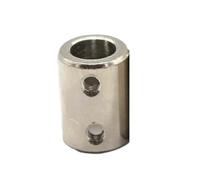 Accouplement de précision, 1 jeu d'accouplements d'arbre rigides 4-10 mm, manchon de connecteur de coupleur d'arbre de moteur #45, connecteur de transmission en acier(6mm-6mm)