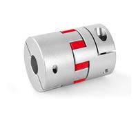 Accouplement de Prune, Coupleur Arbre 22mm à 28mm Alésage, D65 L90 Coupleur Flexible de Moteur en Aluminium pour Machine CNC d'imprimante 3D et Moteur Pas à Pas servo