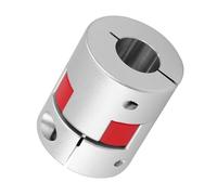 Accouplement de Prune D20 L25, Coupleur Elastique Accouplement d'Araignée Moteur en Aluminium par Prune d'Axe Pour Moteur Pas à Pas (8mm-10mm)