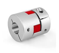 Accouplement de Prune D25 L30, Coupleur de Moteur en Aluminium, Coupleur d'arbre d'araignée CNC, pour le Moteur Pas à Pas (6 * 10mm)