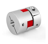 Accouplement de Prune D25 L30, Coupleur de Moteur en Aluminium, Coupleur d'arbre d'araignée CNC, pour le Moteur Pas à Pas (6 * 6.35mm)