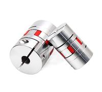 Accouplement de serrage rigide en aluminium 1 pièces D35L50 CNC coupleurs d'arbre de moteur accouplement prune Flexible(12X17)