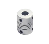 Accouplement de serrage rigide en aluminium Accouplement Flexible d'axe Z en aluminium D19L25, 3mm 4mm 5mm 6mm 6.35mm 8mm 10mm, for moteur pas à, coupleur d'arbre, imprimante 3D(5x10)