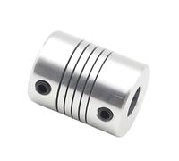 Accouplement de serrage rigide en aluminium Accouplement Flexible d'axe Z en aluminium D19L25, 3mm 4mm 5mm 6mm 6.35mm 8mm 10mm, for moteur pas à, coupleur d'arbre, imprimante 3D(4X5)