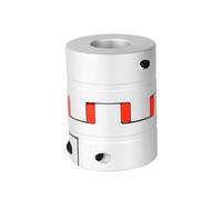 Accouplement de serrage rigide en aluminium Connecteur de moteur Cardan D40L85, 1 pièce, adaptateur d'arbre Flexible, coupleur à trois mâchoires, couplage, clavette, vis d'imprimante 3D(16x19)