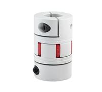 Accouplement de serrage rigide en aluminium Griffe de coupleur D20 L25 en aluminium, fleur prunier, couplage d'arbre souple, connexion moteur, 4/5/6/6.35 7/8/9 10mm(D20 L25 d7x4)