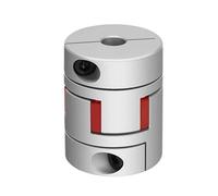 Accouplement de serrage rigide en aluminium XB Plum - accouplement d'arbre élastique Flexible D40L55, à mâchoire Standard en aluminium, trou intérieur 6/8/10/12/14/15/16/17/18/19/20/22mm(10X22mm)