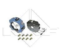 Accouplement Du Compresseur Convient pour VW Golf 1.9D 04- NRF 38473