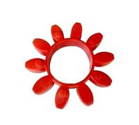 Accouplement en caoutchouc GR rouge, 1 pièce, résistant aux hautes températures et à l'huile, for machines industrielles(225x113x38mm)