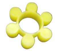 Accouplement Flexible à mâchoire d'araignée MT1-MT8, joint de coupleur de pompe jaune Durable, amortisseur en polyuréthane PU 2 pièces(MT7)