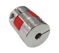 Accouplement flexible à mâchoires for arbre moteur, type griffe, avec araignée élastique, diamètre D25 x longueur L34 mm, alésage intérieur 5-10 mm, for servomoteur pas à pas